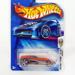 Hot Wheels Shredded #087 First Editions 87/100 Red Die-Cast Car 2004